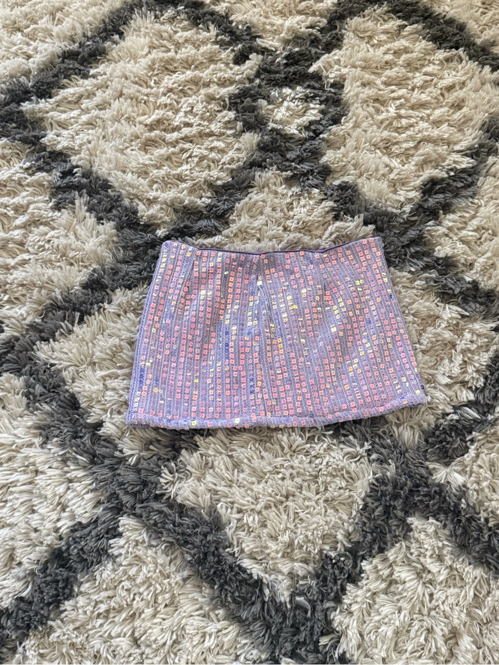 Princess Polly Lavender Sequin Mini Skirt